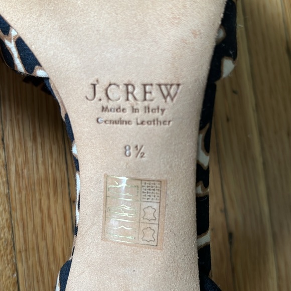 J. Crew Collection Elsie Pumps in Leopard Print with Sequins Size 8.5 - Picture 7 of 7